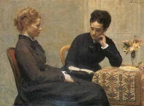 Henri Fantin-Latour The Reading